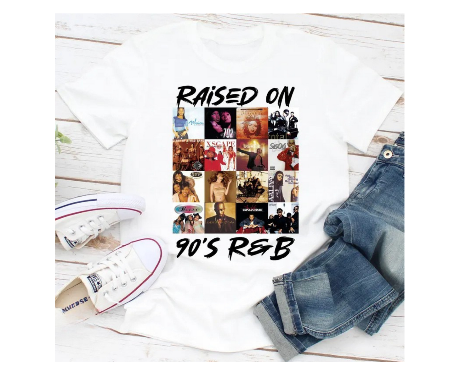 Raised on 90's R&B T-Shirts