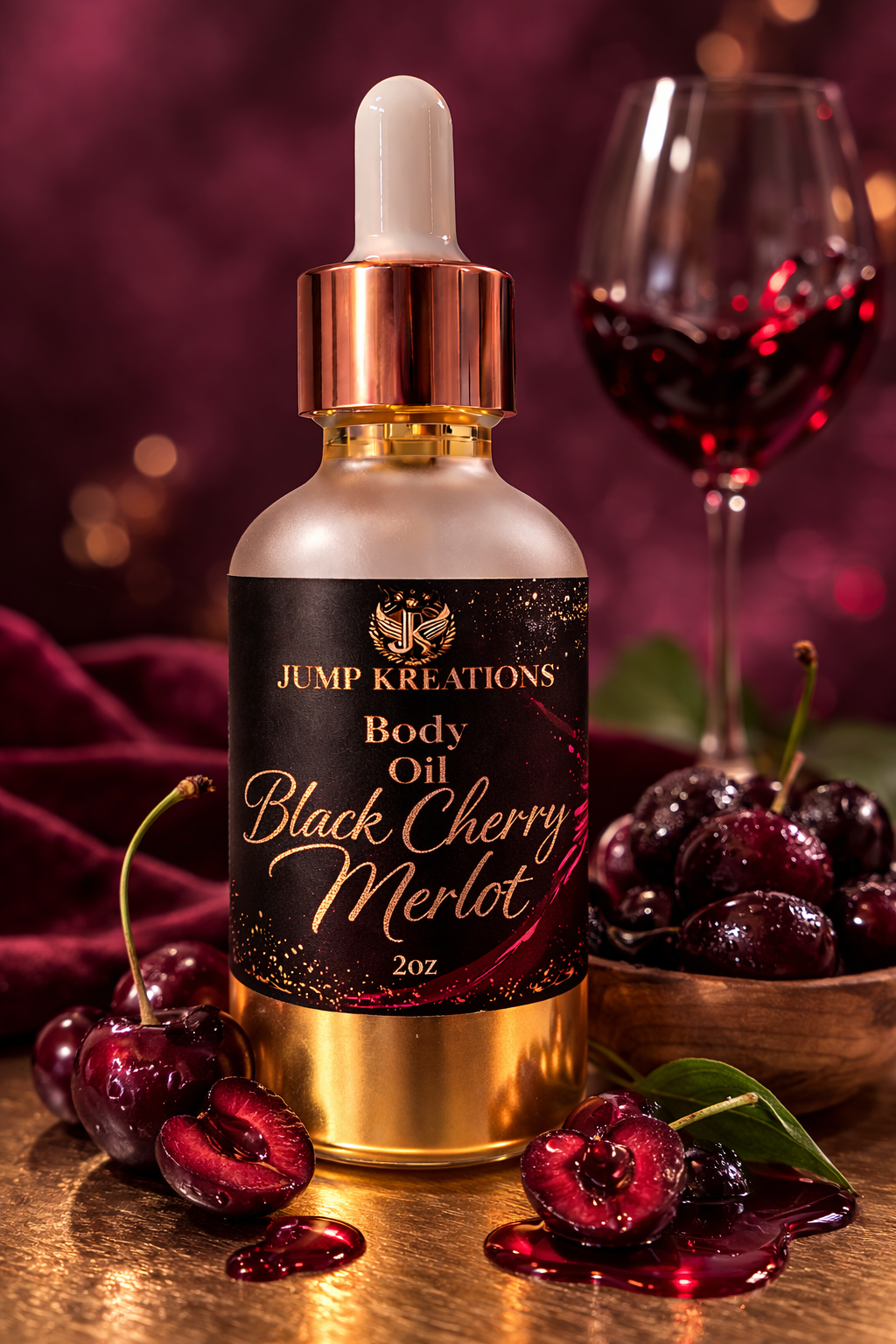 Black Cherry Merlot Body Oil